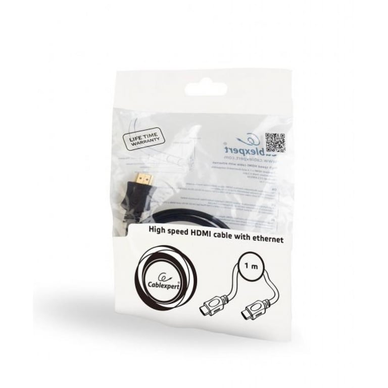 Кабель мультимедійний HDMI to HDMI 1.0m Cablexpert (CC-HDMI4L-1M) - фото 4