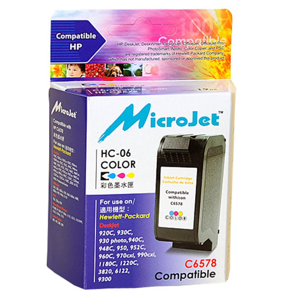 Картридж Microjet для HP №78 Color для HP DJ 930C/950C/970C (HC-06) Картридж Microjet для HP №78 Color для HP DJ 930C/950C/970C (HC-06)