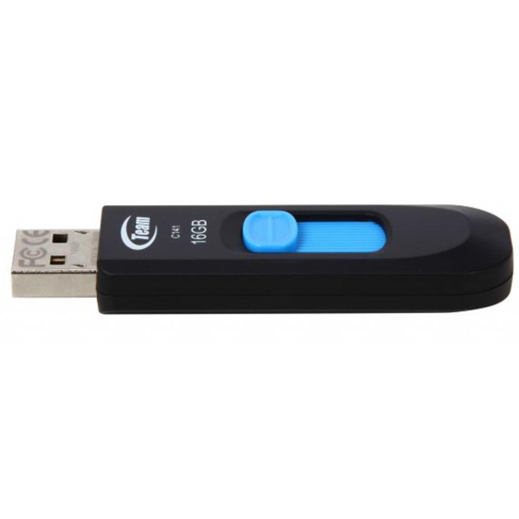 USB флеш накопичувач Team 16GB C141 Blue USB 2.0 (TC14116GL01) - фото 3 USB флеш накопичувач Team 16GB C141 Blue USB 2.0 (TC14116GL01) - фото 3