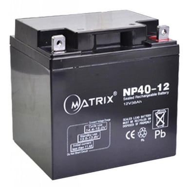 Батарея до ДБЖ Matrix 12V 40AH (NP40-12) - фото 1