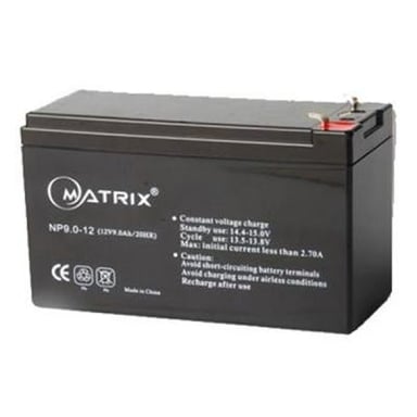 Батарея до ДБЖ Matrix 12V 9AH (NP9-12) - фото 1