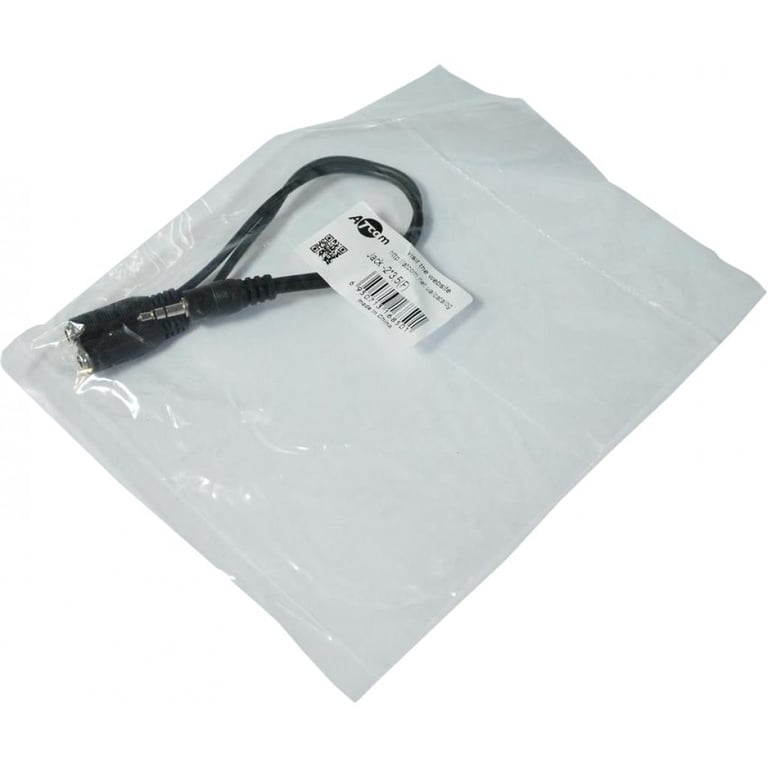 Кабель мультимедійний 3.5mm M to 2×3.5mm F 0.2m Atcom (16850)