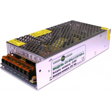 Блок живлення для систем відеоспостереження Greenvision GV-SPS-C 12V10A-L (3450) - фото 1