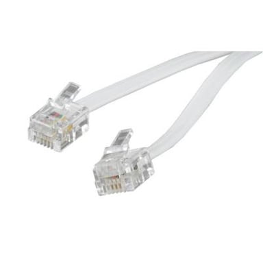 Патч-корд телефонний 3м RJ11 (6P4C) Cablexpert (TC6P4C-3M) - фото 1