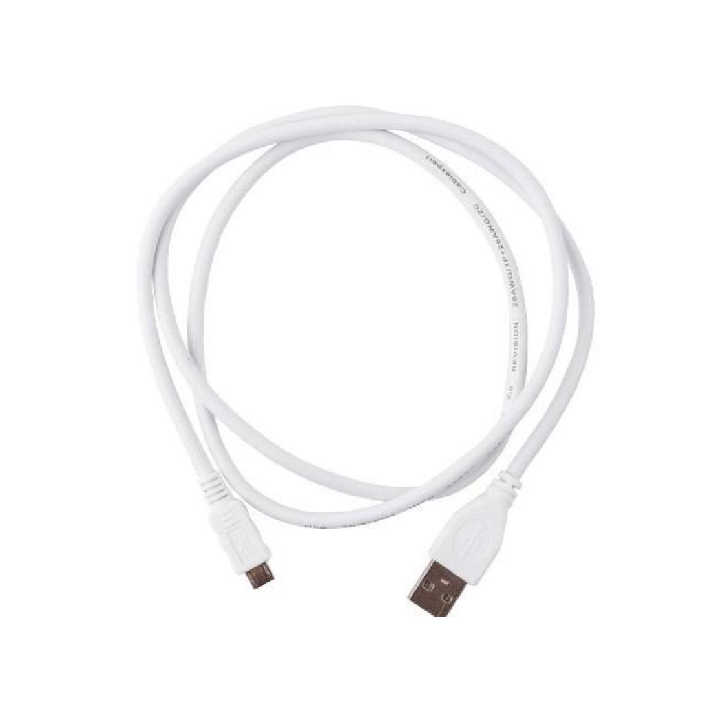 Дата кабель USB 2.0 AM to Micro 5P 1.0m Cablexpert (CCP-mUSB2-AMBM-W-1M) - фото 2 Дата кабель USB 2.0 AM to Micro 5P 1.0m Cablexpert (CCP-mUSB2-AMBM-W-1M) - фото 2