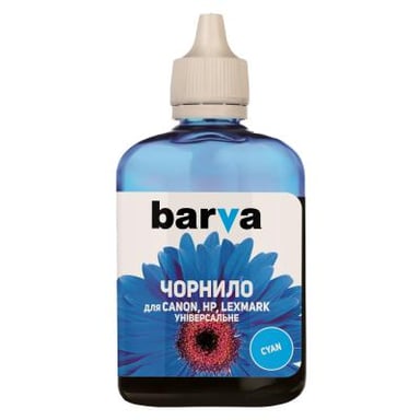 Чорнило Barva CANON/HP/Lexmark Universal №4 CYAN 90г (CU4-472) - фото 1