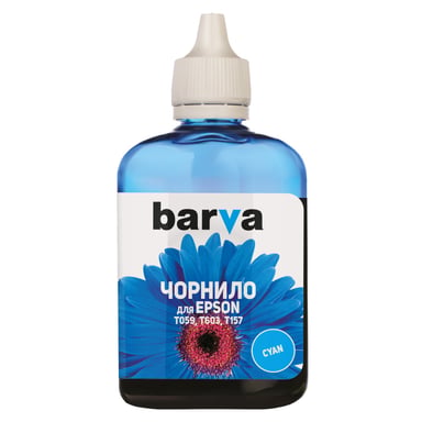 Чорнило Barva Epson E059 100 мл, Cyan (E059-450) - фото 1