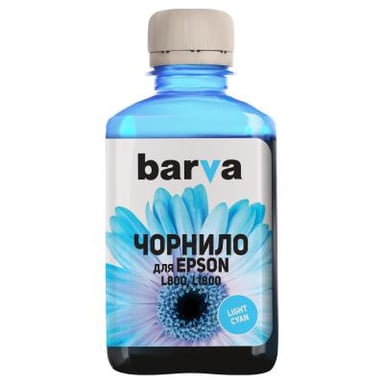 Чорнило Barva Epson 673 180г LIGHT CYAN (L800-417) - фото 1