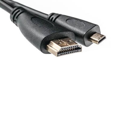 Кабель мультимедійний HDMI A to HDMI D (micro), 2.0m PowerPlant (KD00AS1242) - фото 1
