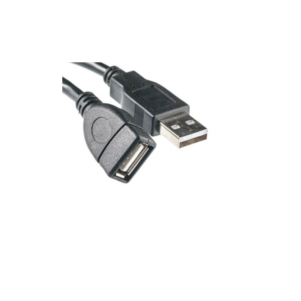 Дата кабель USB 2.0 AM/AF 1.5m PowerPlant (KD00AS1189) - фото 1