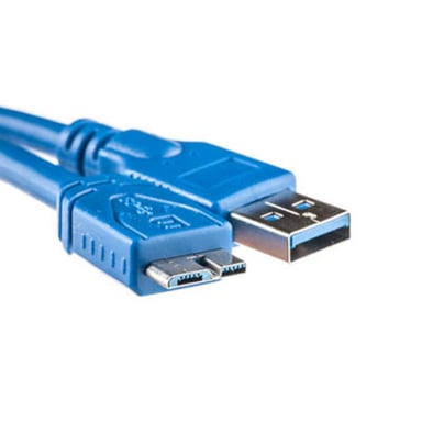 Дата кабель USB 3.0 AM to Micro 5P 0.1m PowerPlant (KD00AS1229) - фото 1