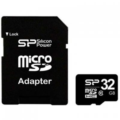 Карта пам'яті Silicon Power 32Gb microSDHC class 10 (SP032GBSTH010V10SP) - фото 1 Карта пам'яті Silicon Power 32Gb microSDHC class 10 (SP032GBSTH010V10SP) - фото 1