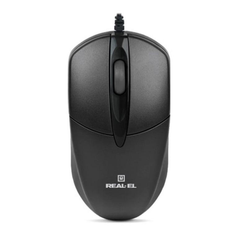 Мишка REAL-EL RM-211 USB Black - фото 3