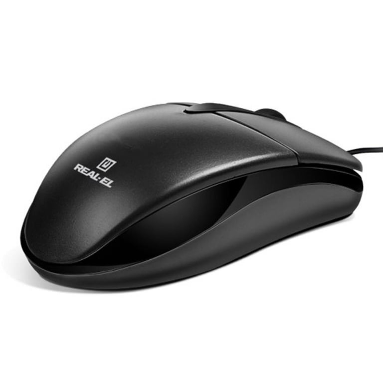 Мишка REAL-EL RM-211 USB Black - фото 4