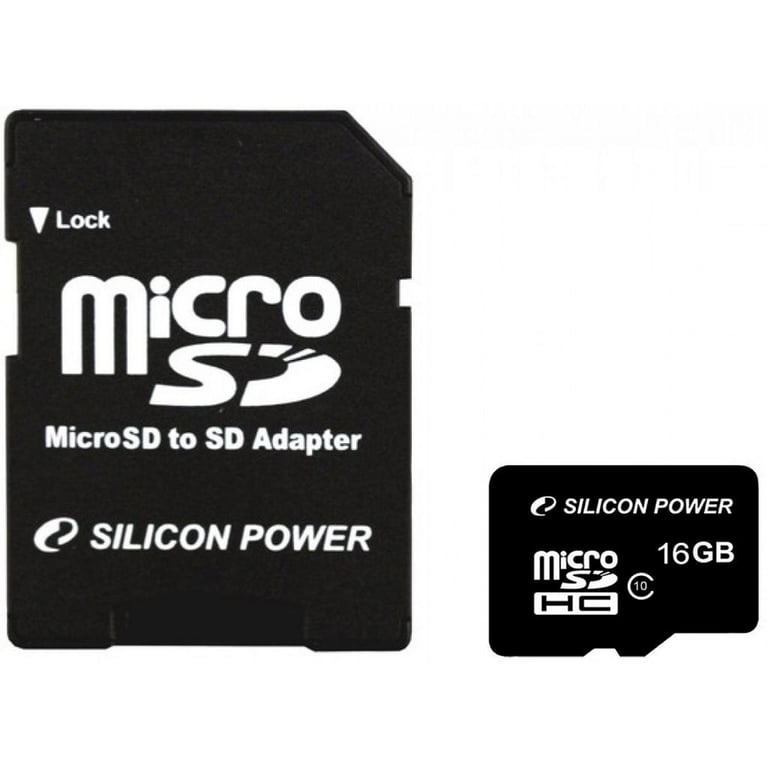 Карта пам'яті Silicon Power 16Gb MicroSD class 10 (SP016GBSTH010V10SP) - фото 1