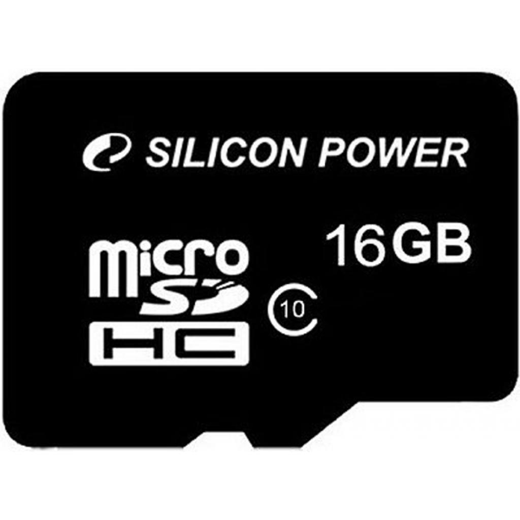 Карта пам'яті Silicon Power 16Gb MicroSD class 10 (SP016GBSTH010V10SP) - фото 2 Карта пам'яті Silicon Power 16Gb MicroSD class 10 (SP016GBSTH010V10SP) - фото 2