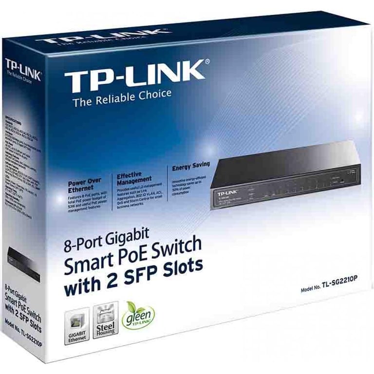 Комутатор мережевий TP-Link TL-SG2210P - фото 3