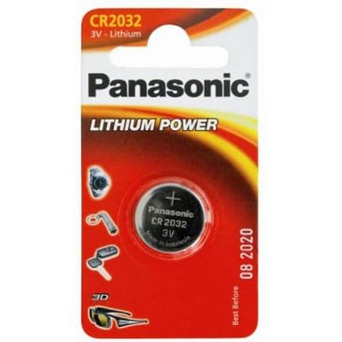 Батарейка Panasonic CR 2032 Lithium * 1 (CR-2032EL/1B) - фото 1