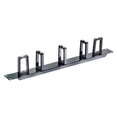 Кабельний організатор 19″ 1U 5 пластиковых колец Hypernet (CM-5P)