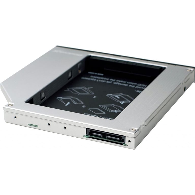 Фрейм-перехідник Grand-X HDD 2.5'' to notebook 12.7 mm ODD SATA/mSATA (HDC-25N) - фото 2