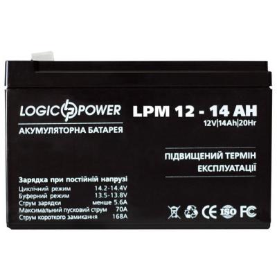 Батарея до ДБЖ LogicPower LPM 12В 14Ач (4161) Батарея до ДБЖ LogicPower LPM 12В 14Ач (4161)