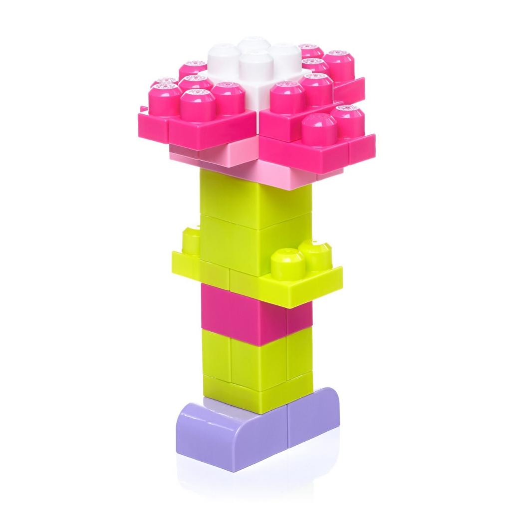 Конструктор Mega Bloks рожевий у мішку 60 деталей (DCH54) - фото 2 Конструктор Mega Bloks рожевий у мішку 60 деталей (DCH54) - фото 2