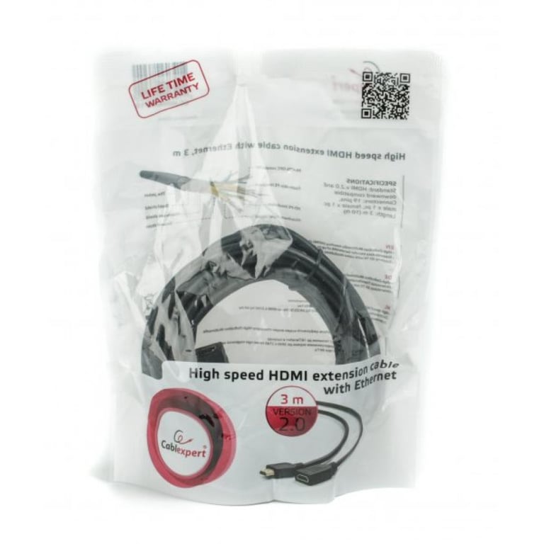 Кабель мультимедійний HDMI male to female 3.0m Cablexpert (CC-HDMI4X-10) - фото 2