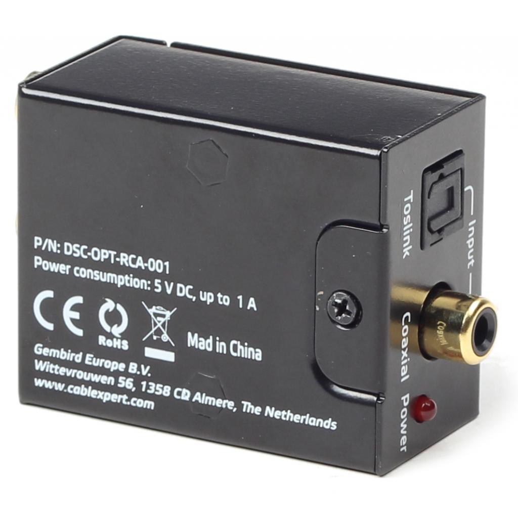 Конвертор Cablexpert Digital to analog audio (DSC-OPT-RCA-001) - фото 5 Конвертор Cablexpert Digital to analog audio (DSC-OPT-RCA-001) - фото 5