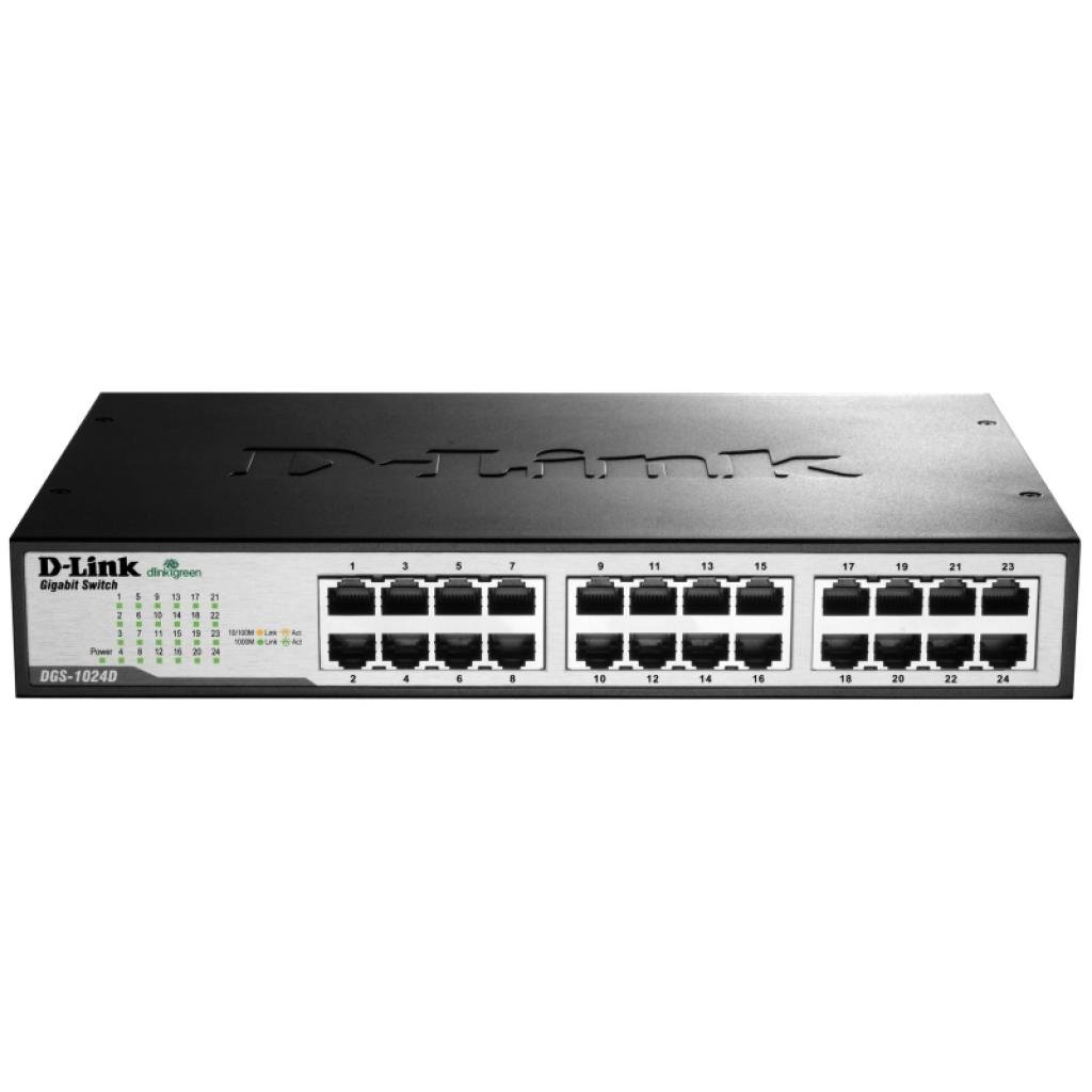Комутатор мережевий D-Link DGS-1024D - фото 1