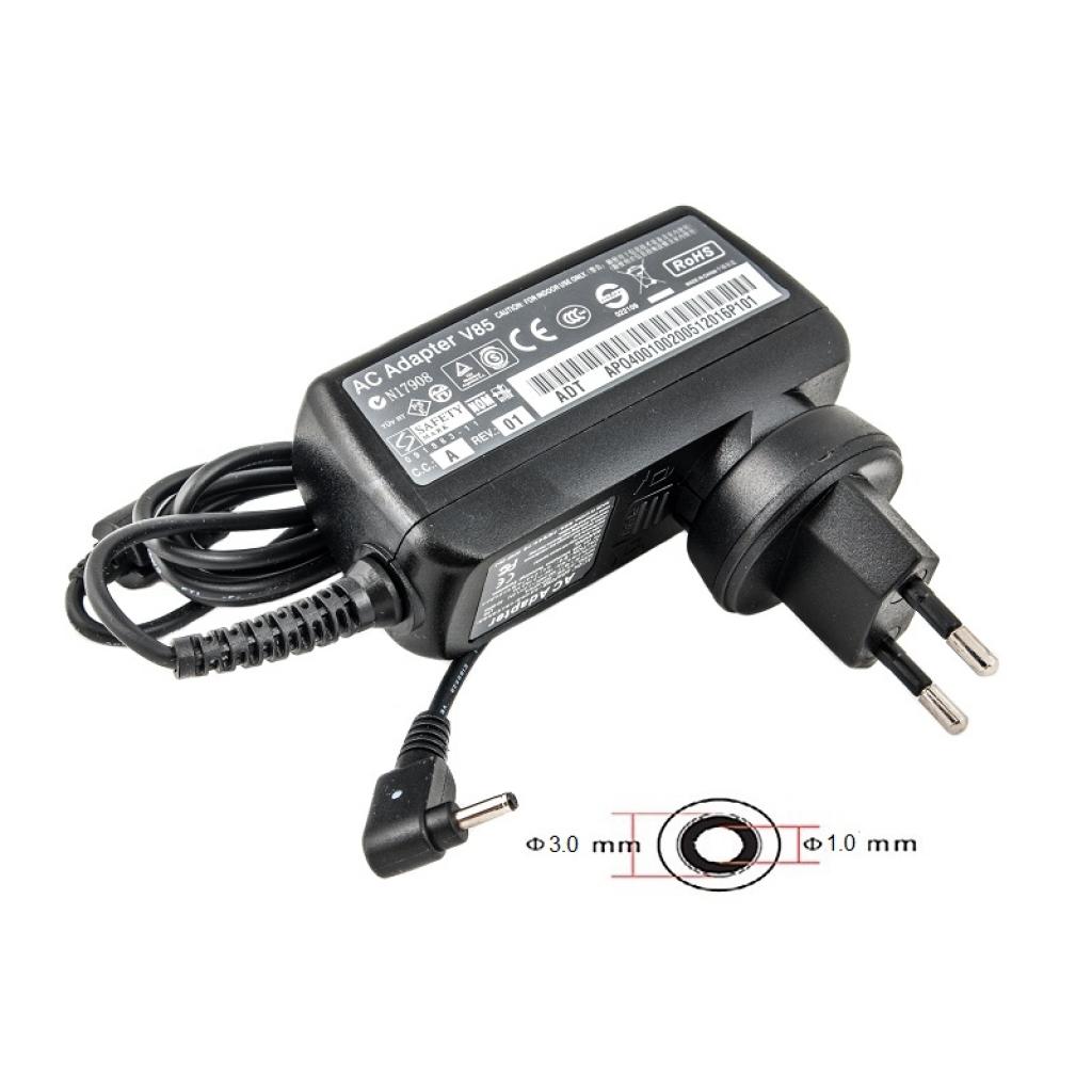 Блок живлення до планшета PowerPlant ACER 220V 18W: 12V 1.5A (3.0*1.0) (AC18A3010) - фото 1