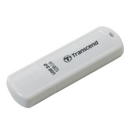 USB флеш накопичувач Transcend 128GB JetFlash 730 White USB 3.0 (TS128GJF730) - фото 2