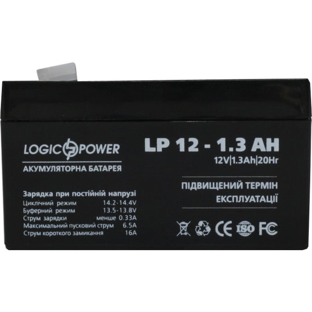 Батарея до ДБЖ LogicPower LPM 12В 1.3 Ач (4131) - головне фото