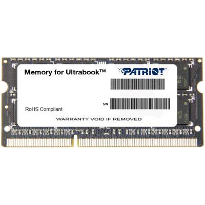Модуль пам'яті для ноутбука SoDIMM DDR3L 8GB 1600 MHz Patriot (PSD38G1600L2S) - фото 1