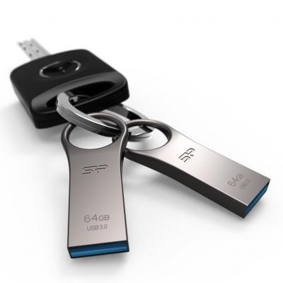 USB флеш накопичувач Silicon Power 64GB Jewel J80 Titanium USB 3.0 (SP064GBUF3J80V1T) - фото 2