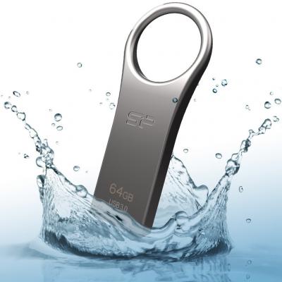 USB флеш накопичувач Silicon Power 64GB Jewel J80 Titanium USB 3.0 (SP064GBUF3J80V1T) - фото 3
