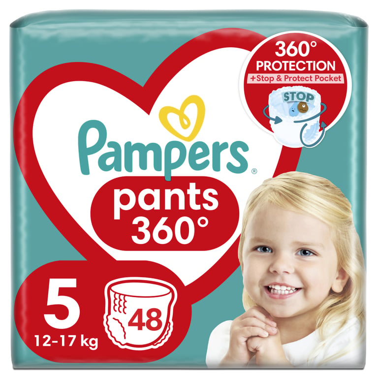 Підгузки Pampers трусики Pants Junior Розмір 5 (11-17 кг), 48 шт (8006540069325) - фото 1