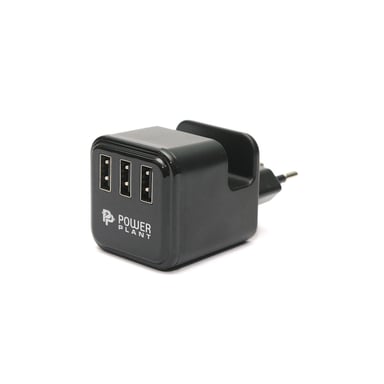 Зарядний пристрій PowerPlant W-360 3*USB/3.4A (DV00DV5065) - фото 1