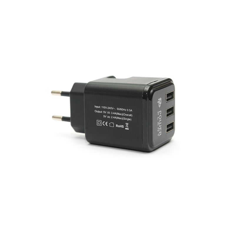 Зарядний пристрій PowerPlant W-360 3*USB/3.4A (DV00DV5065) - фото 3