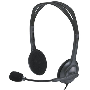 Навушники Logitech H111 Stereo Headset with 1*4pin jack (981-000593) - фото 1
