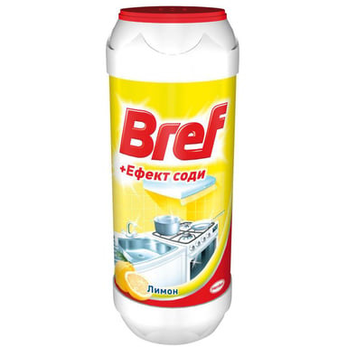 Порошок для чищення кухні Bref Ефект соди Лимон 500 г (9000100254953) - фото 1