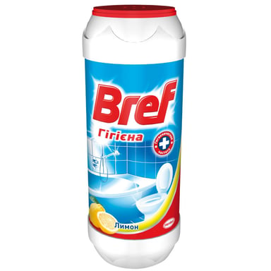 Порошок для чищення ванн Bref Гігієна Лимон 500 г (9000100245845) - фото 1