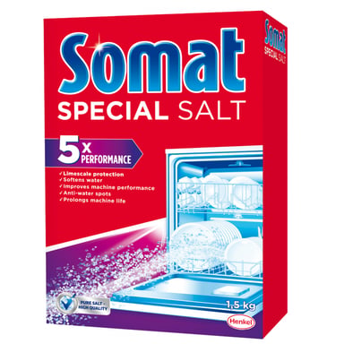 Сіль для посудомийних машин Somat Потрійної дії 1.5 кг (9000100147293) - фото 1