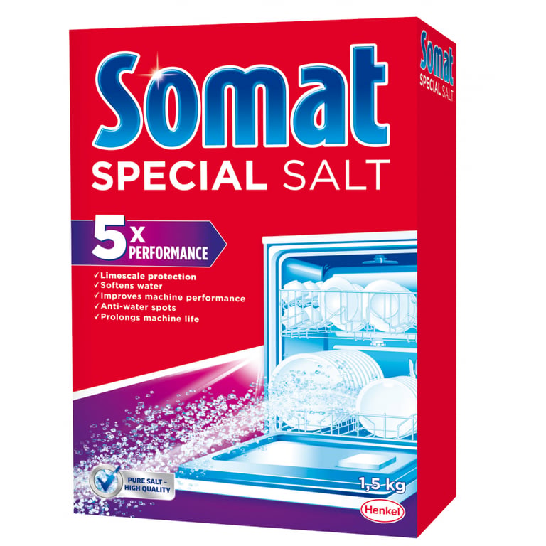 Сіль для посудомийних машин Somat Потрійної дії 1.5 кг (9000100147293) - фото 1
