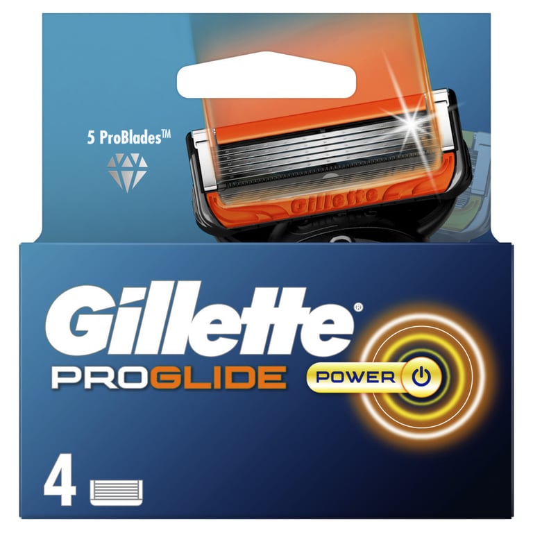 Змінні касети Gillette Fusion ProGlide Power 4 шт (7702018085576) - фото 2