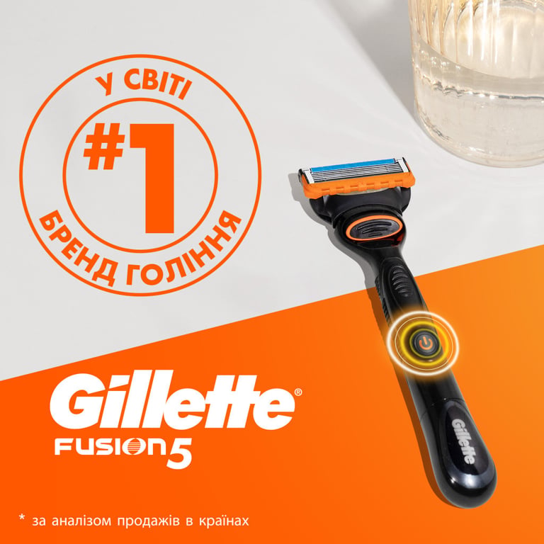 Змінні касети Gillette Fusion5 Power 4 шт. (7702018877591/7702018867219) - фото 8