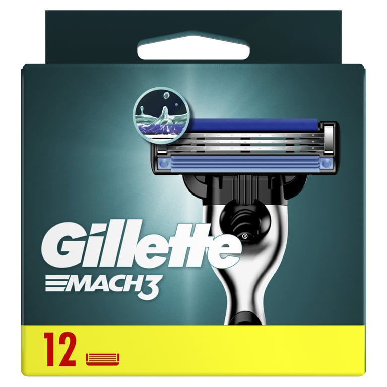 Змінні касети Gillette Mach3 12 шт. (3014260323240) - фото 2