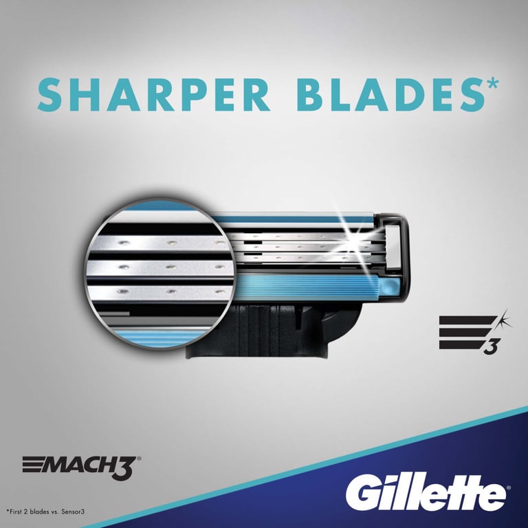 Бритва Gillette Mach3 з 2 змінними картриджами (7702018020706/7702018020676) - фото 3