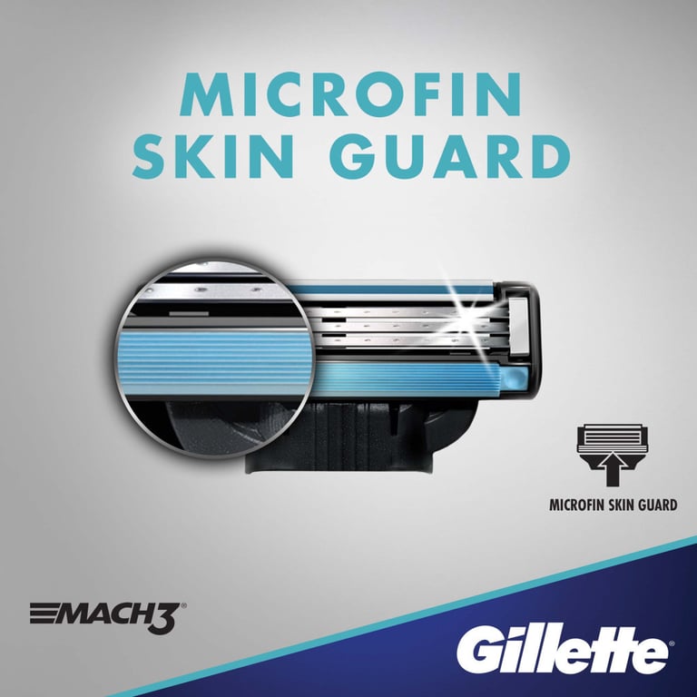 Бритва Gillette Mach3 з 2 змінними картриджами (7702018020706/7702018020676) - фото 4