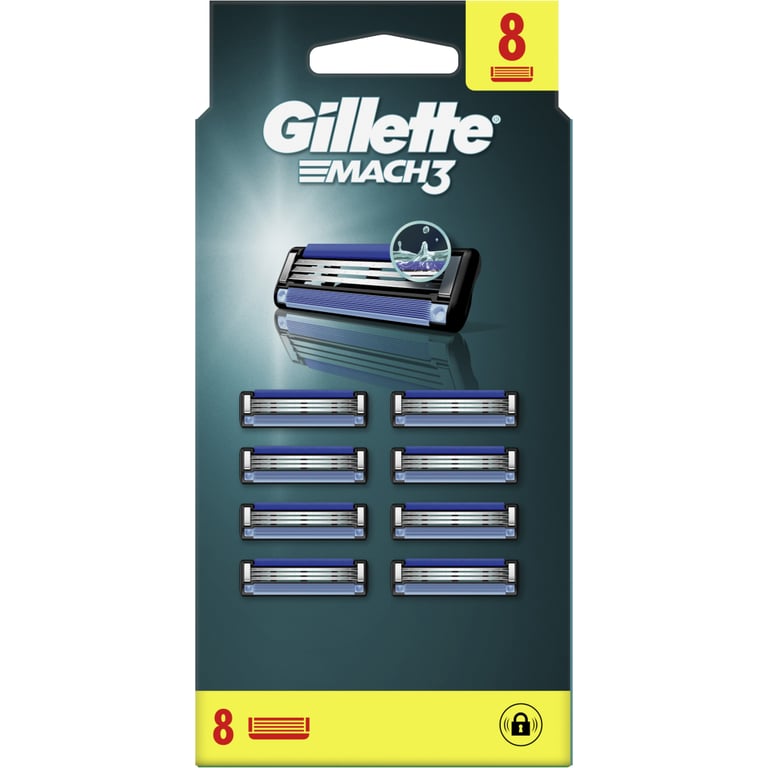 Змінні касети Gillette Mach3 8 шт. (3014260239640/8700216066556) - фото 2