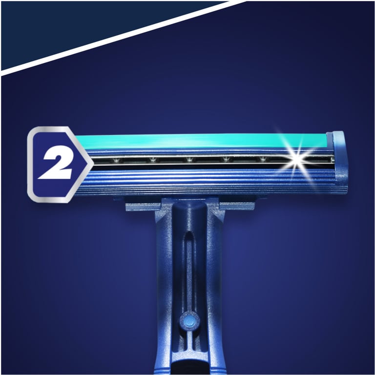 Бритва Gillette одноразовая Blue 2 Plus 5 шт (3014260283254) - фото 2